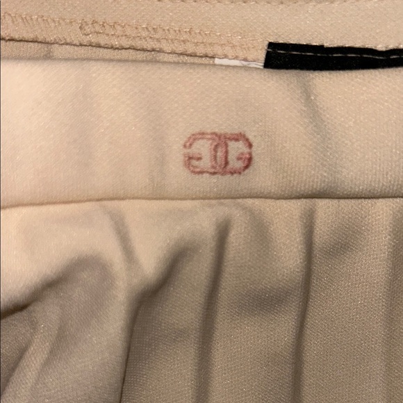 Vintage Beige Givenchy Pleated Skirt - Picture 3 of 5
